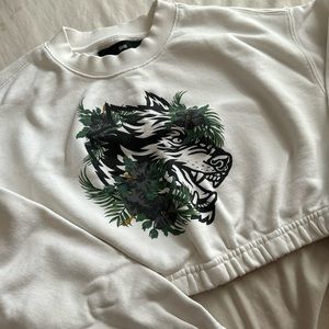 OHANA darc sport long sleeve crop top